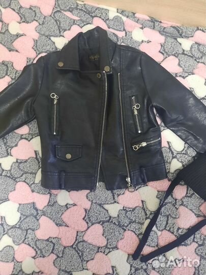 Джинсовая куртка с мехом на мальчика