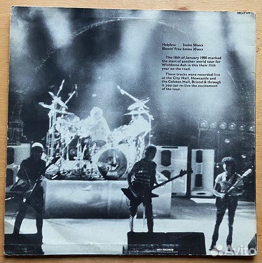 Wishbone Ash Helpless 1980 UK 45 RPM Maxi Single