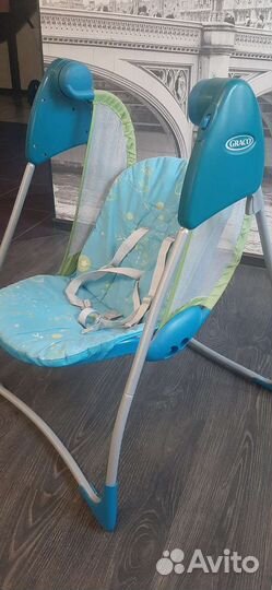 Детские качели шезлонг