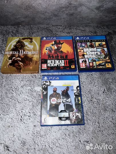 Игры на sony playstation 4 б/у
