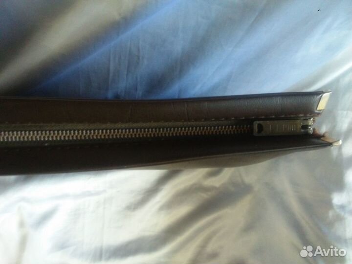 Папка на молнии СССР из кожзама inflot 1974 г