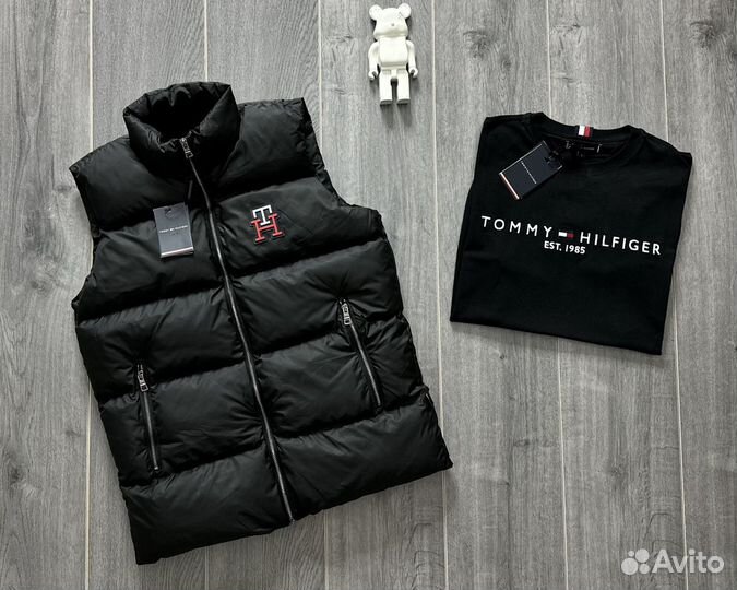 Мужской жилет Tommy Hilfiger+футболка в подарок