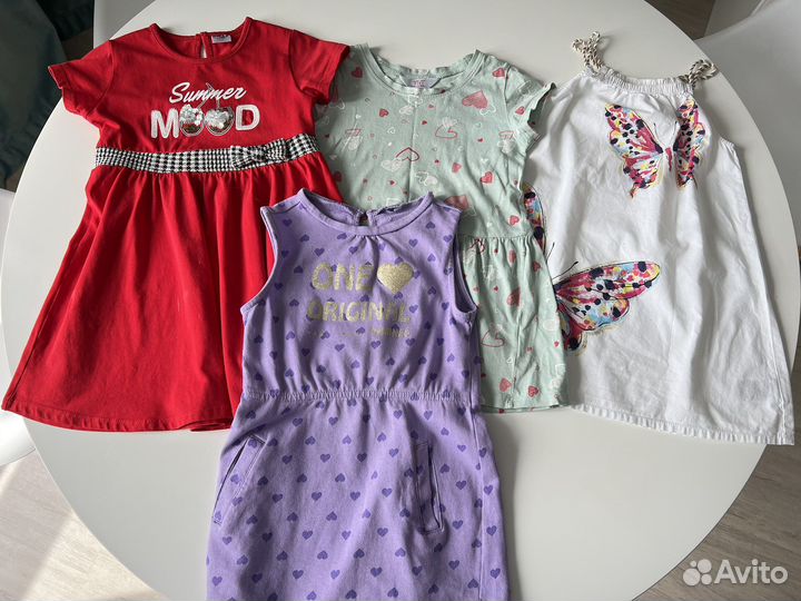 Вещи пакетом на девочку 98-104