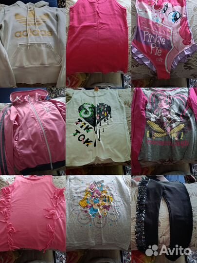 Вещи пакетом для девочки 8-10 лет