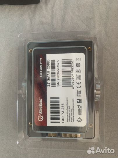 Жесткий диск ssd Kingspec 256 gb новый