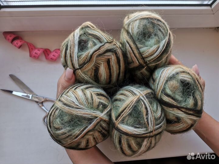 Пряжа Ангора Кармен 5 мотков