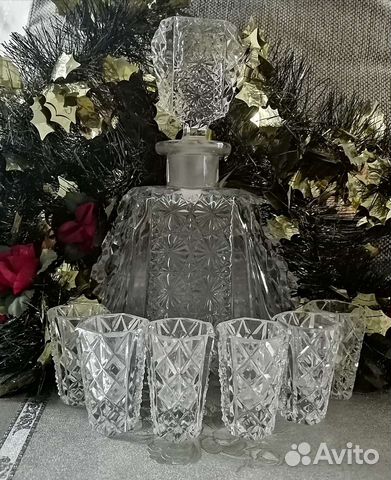 Графин хрустальный чехия