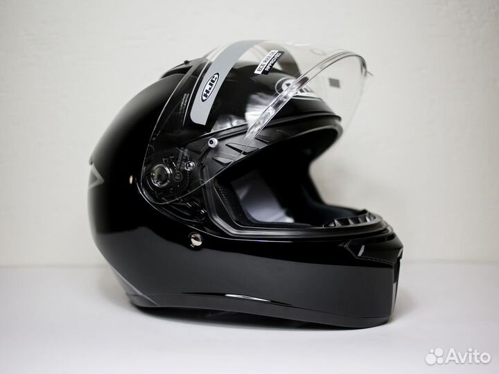 Мотошлем HJC C10 black, Черный глянцевый