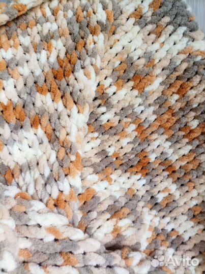 Плед покрывало ручная работа