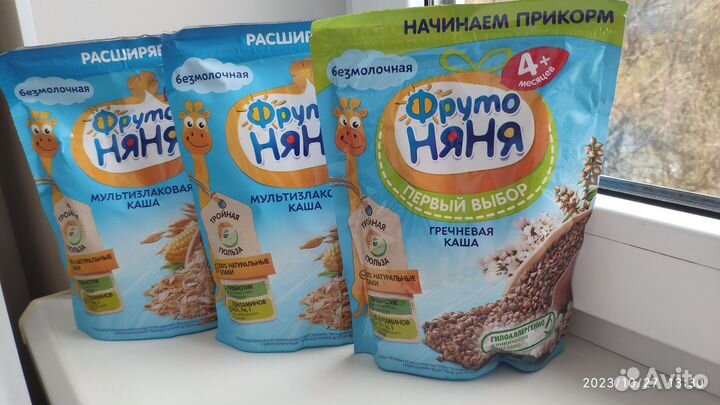 Детские каши безмолочные
