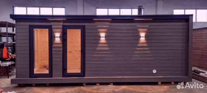 Каркасная баня в наличии от производителя