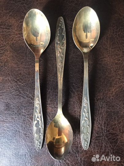 Чайные ложки из мельхиора СССР