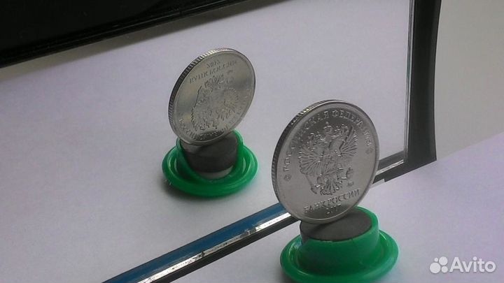 1 рубль 2017 ммд Аверс-Аверс Брак поворот 180