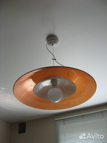 Светильник стеклянный 50 см и плафон 49 см