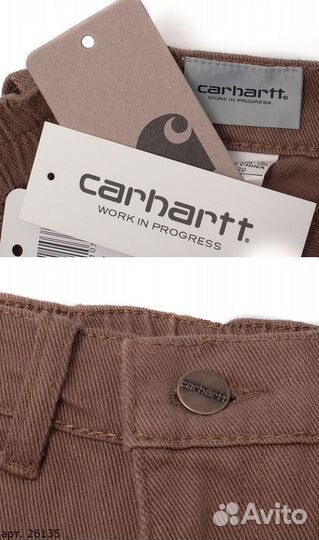 Джинсы Carhartt коричневые