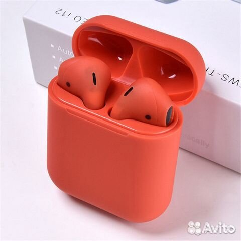 Сенсорные наушники AirPods i12-tws Красные