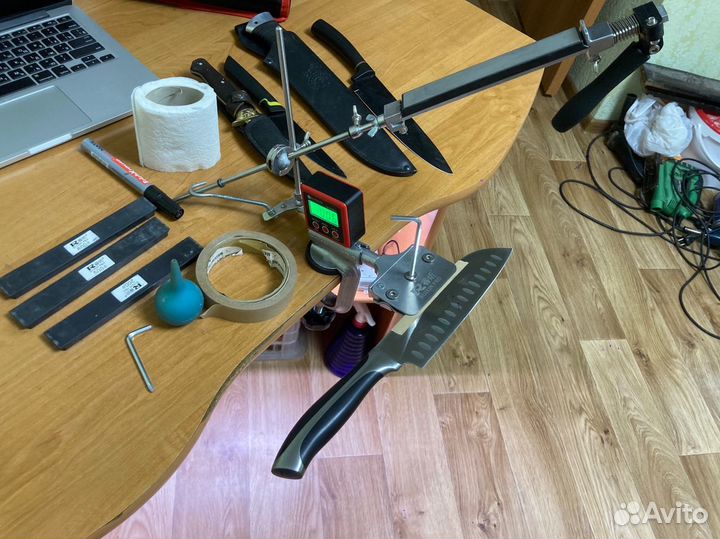 Профессиональная заточка ножей до бритвы