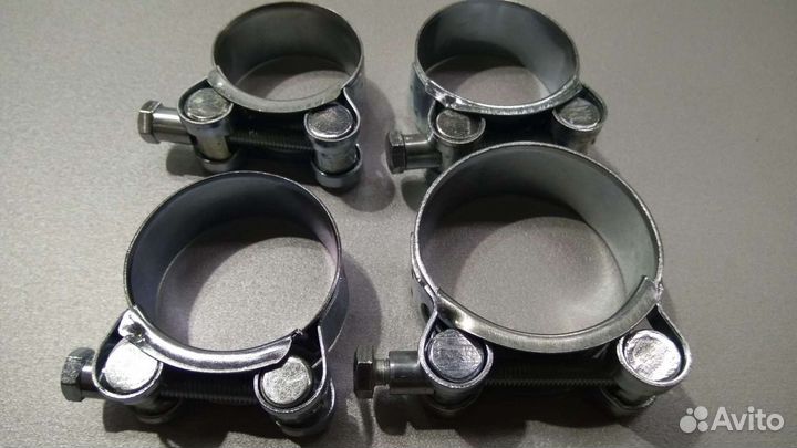 Хомут силовой шарнирный оцинкованный