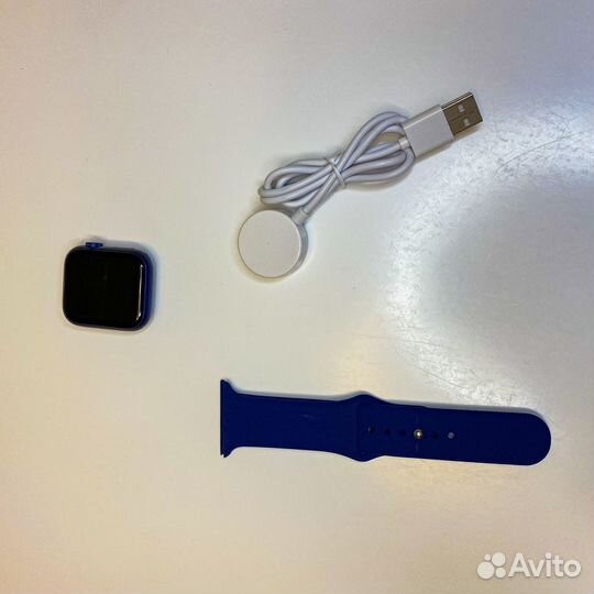 Смарт часы Apple watch 6 Синий