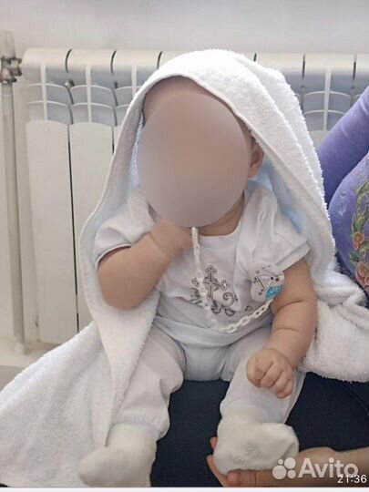 Крестильный набор для мальчика 74 размер