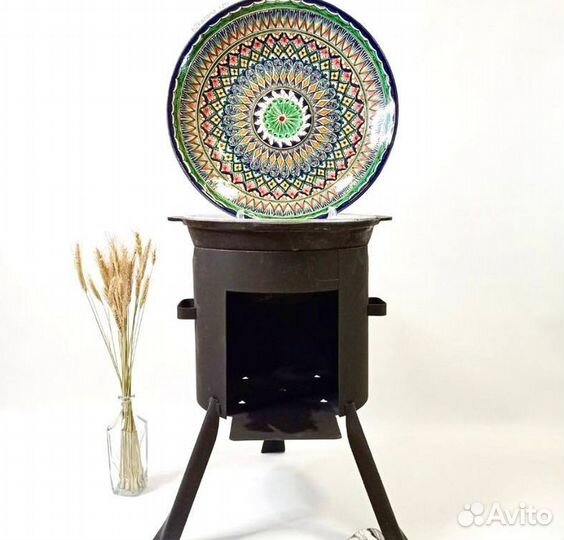 Казан чугунный 8 литров узбекский