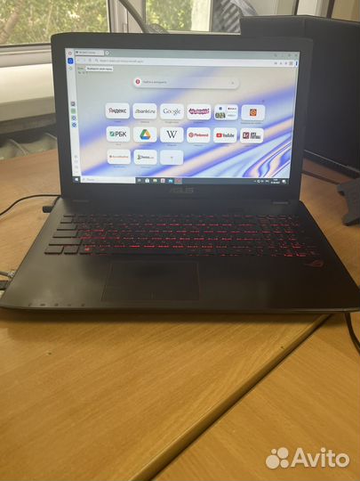 Игровой ноутбук asus GL 552 JX