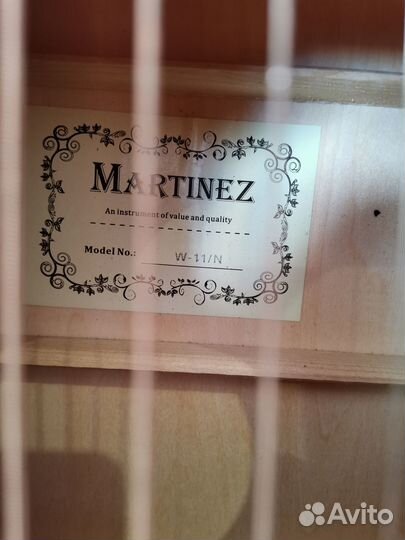 Акустическая гитара Martinez W- 11/ N