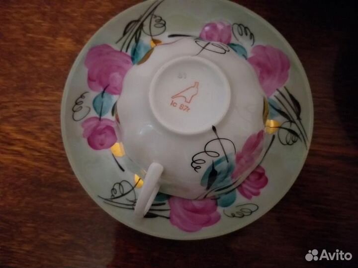 Сервиз чайный «Розы-Агашки», Дулево. СССР