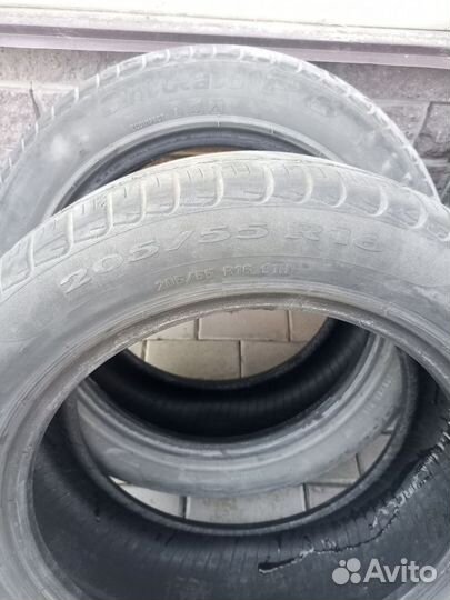 Шины 205 55 16 летние бу