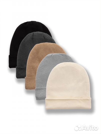 Шапка бини средней вязки Оптом g-5376