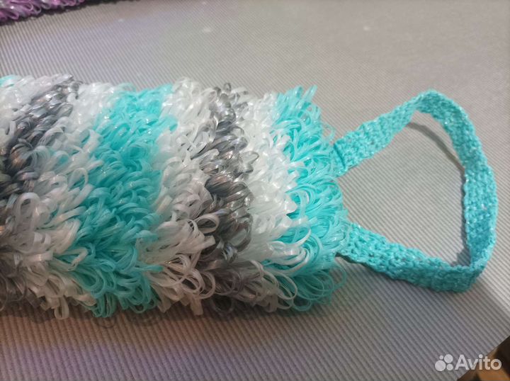 Мочалка вязаная