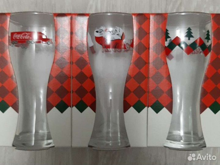 Стаканы кока кола 2019 набор 3шт
