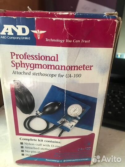 Тонометр AND UA-100, механический со стетоскопом