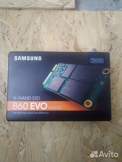 Новый SSD Samsung 860 evo msata 250gb