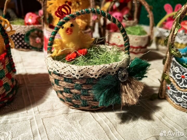 Пасхальные корзинки Пасха Подарок Игрушка