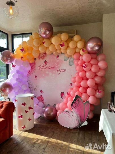 Фотозона на годик девочке