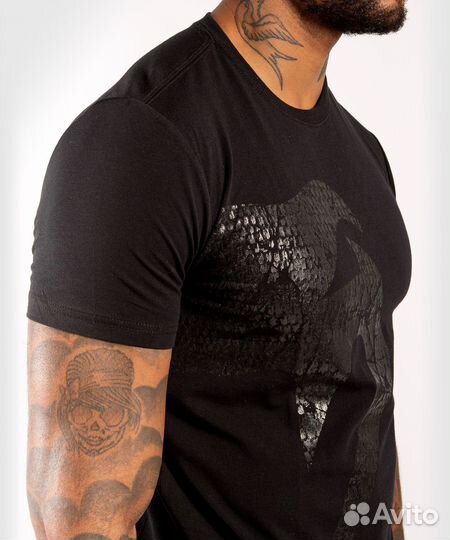 Футболка venum giant – черный матовый