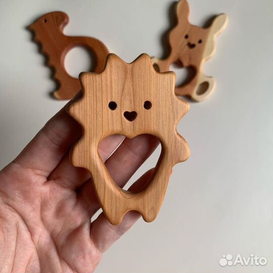 Прорезыватель/грызунок деревянный игрушка