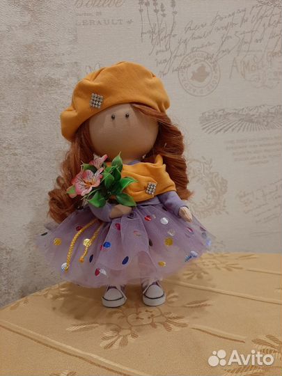 Интерьерная кукла ручной работы