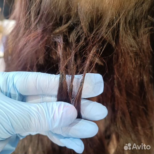 Наращивание натуральных волос