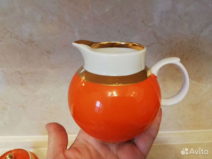 Чайный сервиз СССР Рубин Дулево, 60-70 гг