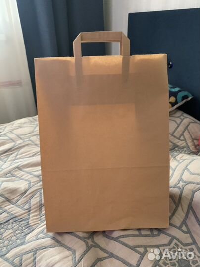 Крафтовые пакеты с ручками