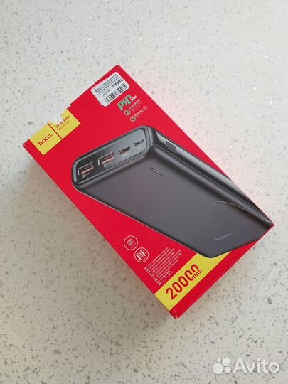 Внешний аккумулятор 20000mAh с быстрой зарядкой