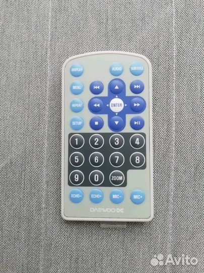 Пульт для портативного DVD-плеера Daewoo. Оригинал