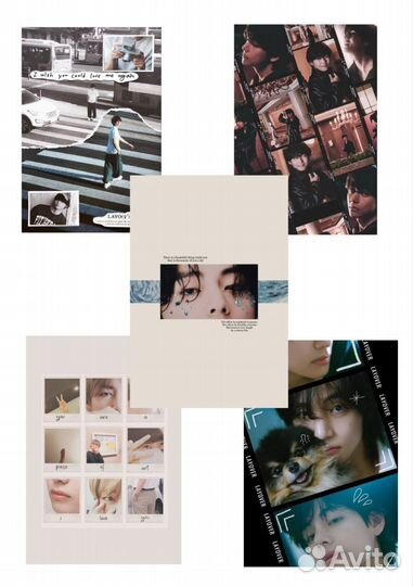 Блокнот Техен bts