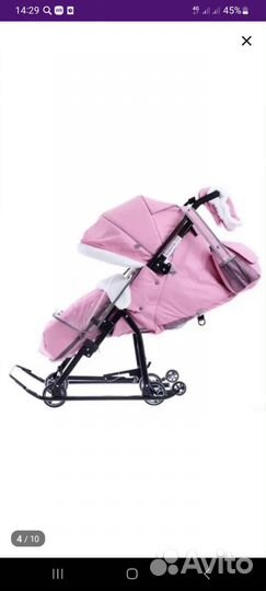 Детские санки коляска ника 7