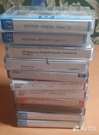 Cd и аудиокассеты/учебные материалы по английскому