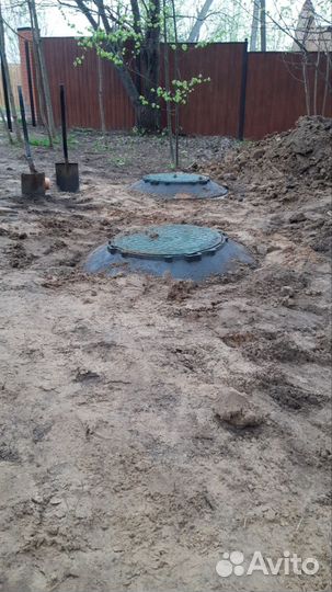 Копка септиков и колодцы, чистка колодцев ремонт