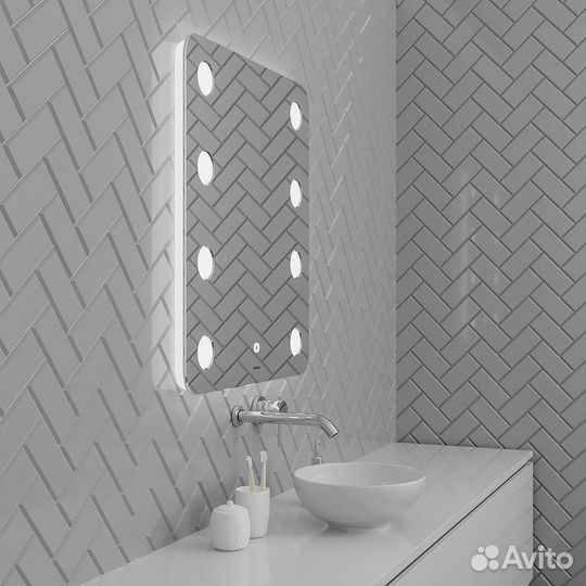 Зеркало Grossman Neon 70 147080 с подсветкой с се