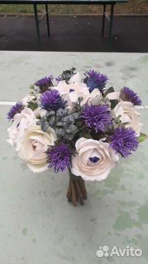 Букет из конфет и цветов на заказ